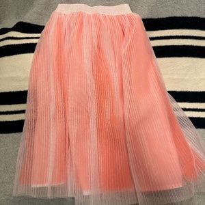 Cat & Jack Accordion Pink Skirt Size 5